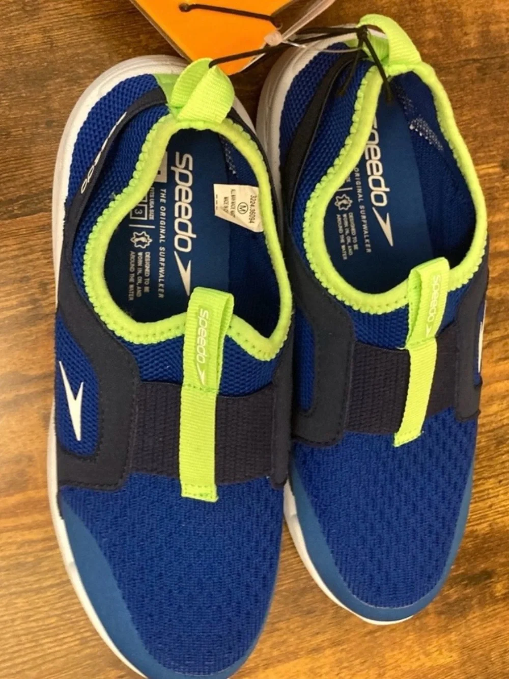 Speedo Junior Pull on Water Shoes - Blue  Size Medium (2/3) new
